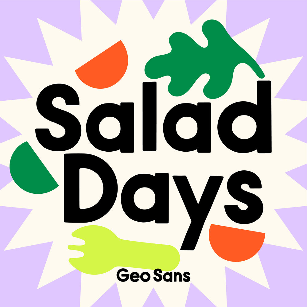 Salad Days Font | Meg! Lewis